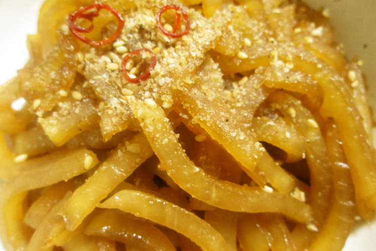 すぐできる 大根のきんぴら レシピ 作り方 By 王様のおさんどん クックパッド