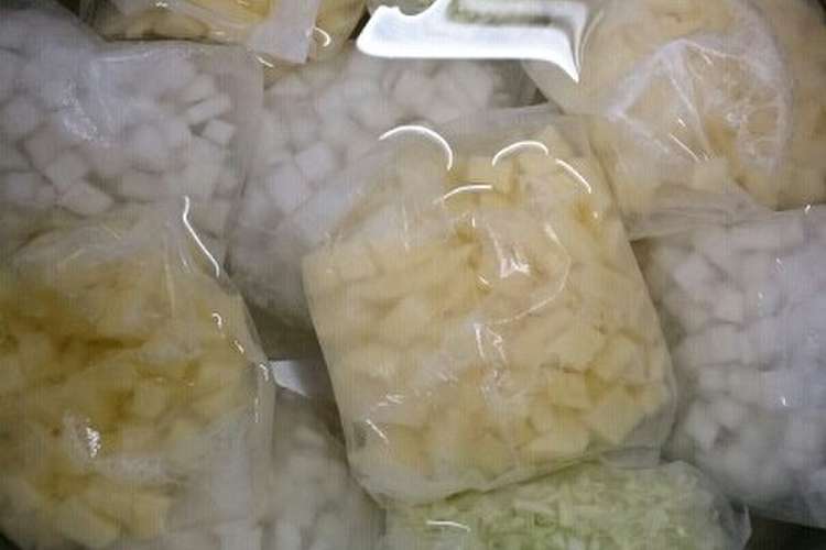 簡単 圧力鍋で離乳食の野菜ストック レシピ 作り方 By Nagi37 クックパッド 簡単おいしいみんなのレシピが358万品