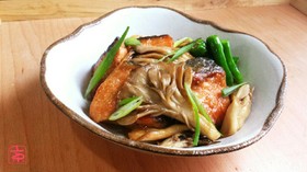 簡単比率◎秋鮭と舞茸のバター焼き