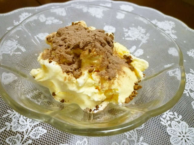 バニラ アイス ちょい 足し