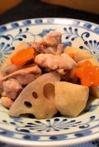 鶏肉と根菜の煮物　