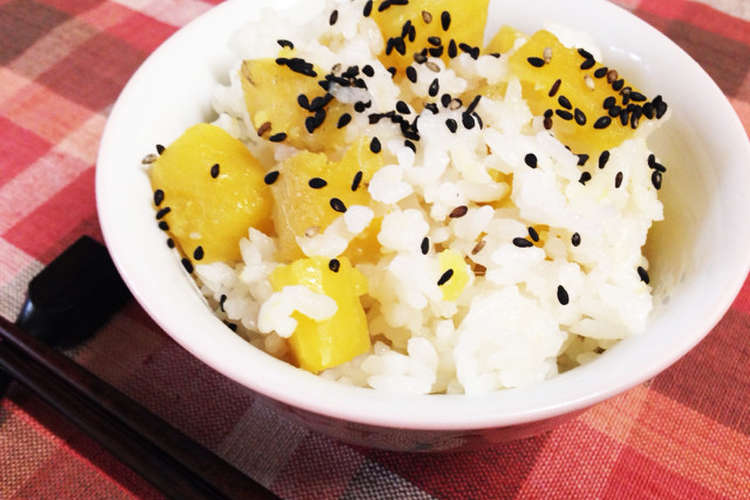 朝ごはんにも ホクホクさつまいもごはん レシピ 作り方 By やちゅぴちゅ クックパッド 簡単おいしいみんなのレシピが375万品