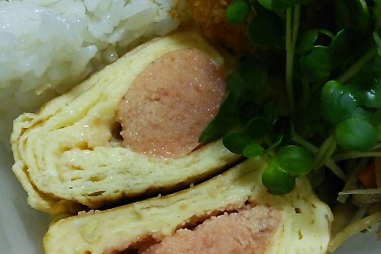 簡単 明太子 タラコでも可 入り卵焼き レシピ 作り方 By 浜しょー クックパッド