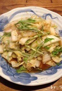 水菜と白菜のシーチキン炒め煮