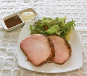 グリルdeハムステーキ&自家製ソース2種