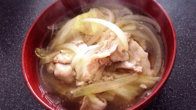 豚肉玉ねぎキャベツの温そうめん レシピ 作り方 By Citronciel クックパッド 簡単おいしいみんなのレシピが359万品
