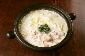 豚バラと冬野菜の豆乳鍋