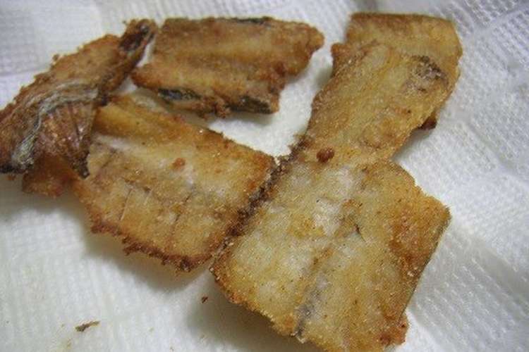 太刀魚中骨唐揚げ レシピ 作り方 By 兼業主夫g クックパッド 簡単おいしいみんなのレシピが378万品