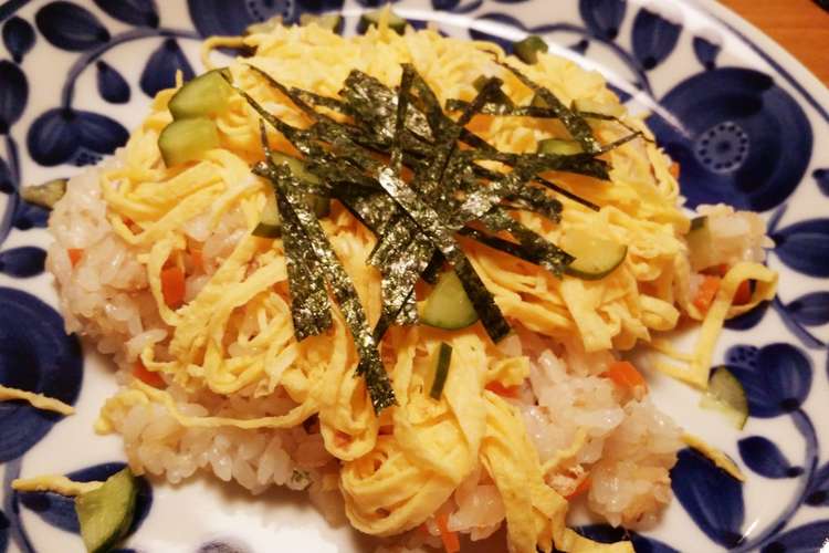 切り干し大根の煮物リメイク ちらし寿司 レシピ 作り方 By Panda1234 クックパッド