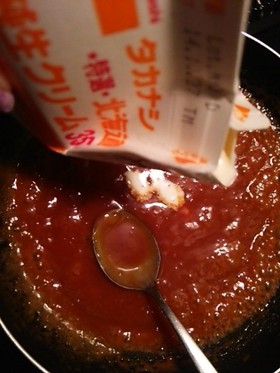 フライパンでほろ苦キャラメルソース