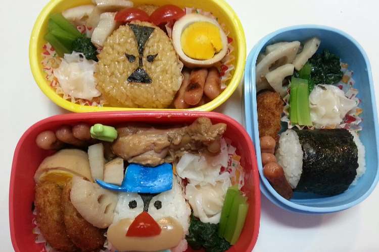 がんばくんらんばちゃん弁当 レシピ 作り方 By ユリゴン クックパッド 簡単おいしいみんなのレシピが360万品