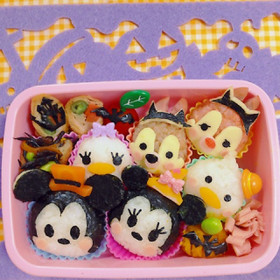 キャラ弁☆ツムツム ハロウィン弁当☆