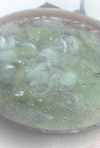 鮎さん家の鶏油の白菜スープ