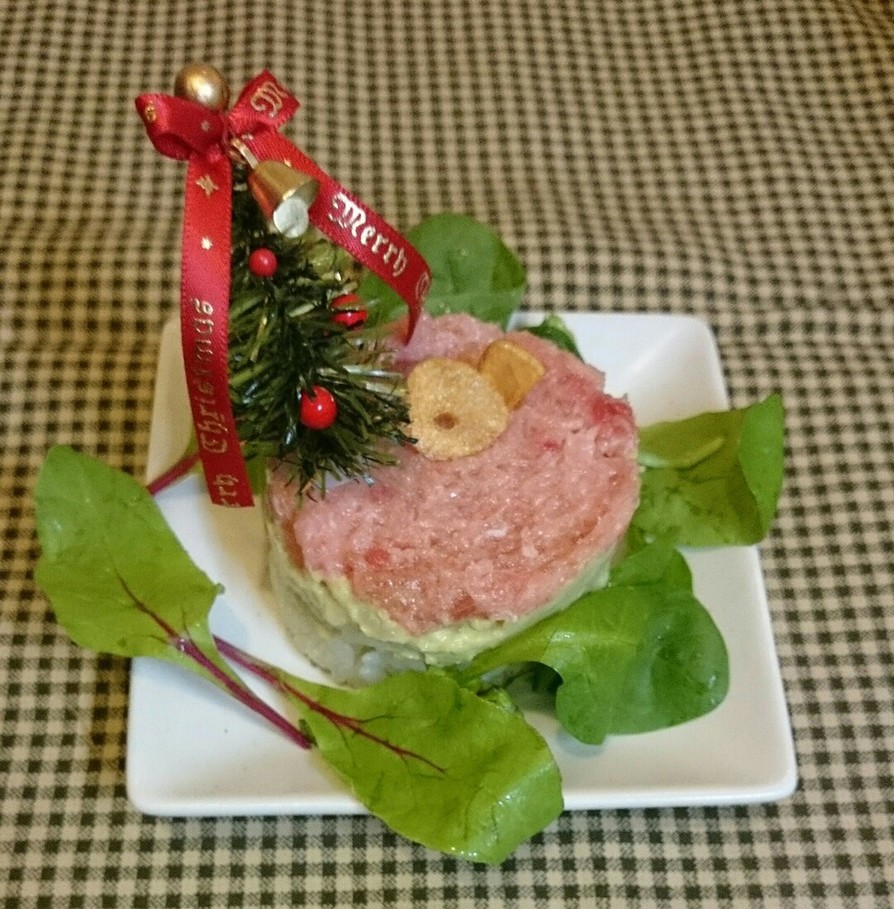 マグロのタルタル☆クリスマス・パーティにの画像