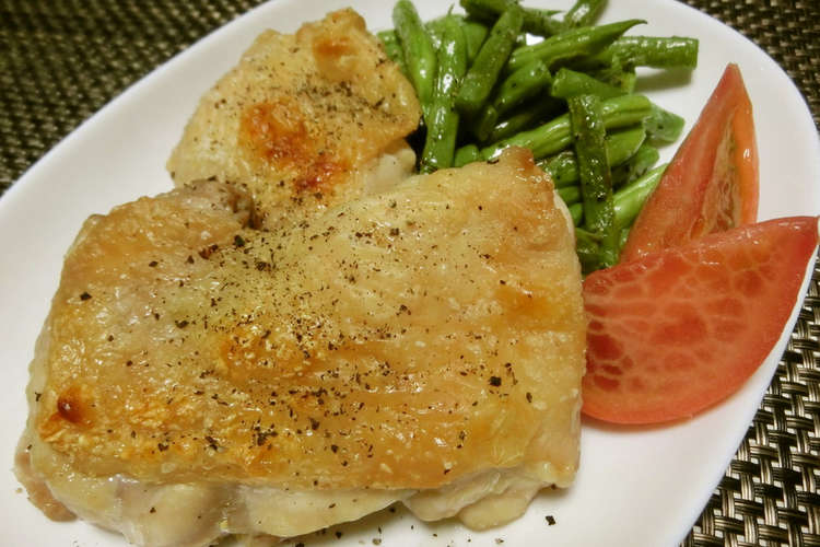 ﾄｰｽﾀｰdeパリパリチキンステーキ レシピ 作り方 By チーム預金 クックパッド 簡単おいしいみんなのレシピが360万品