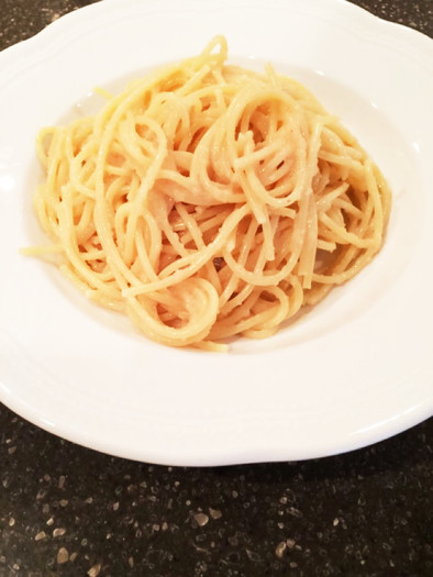 《簡単》イタリア人の明太子スパゲッティの写真