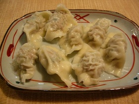 セロリ餃子