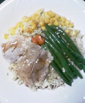 簡単おいし~ごまだれ温麺♪