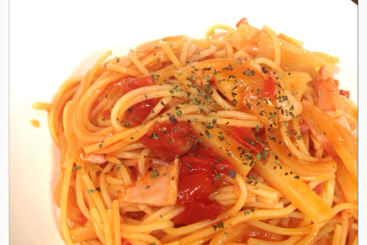 お鍋ひとつで時短トマトソースパスタ レシピ 作り方 By Lomiangel クックパッド 簡単おいしいみんなのレシピが355万品