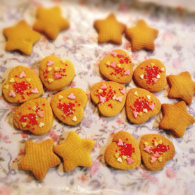 型抜きクッキー 簡単カワイイ☆♡