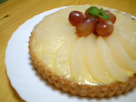 梨のタルト