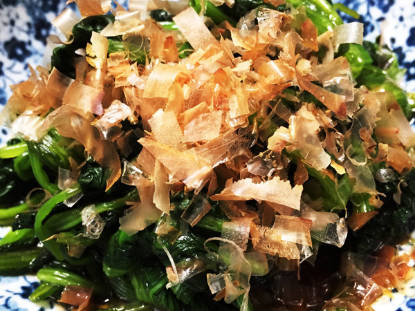 【基本】ほうれん草のおひたし、簡単5分