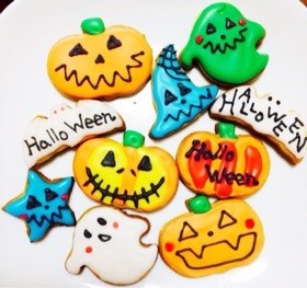 かぼちゃ♡アイシングクッキー♡ハロウィンの画像