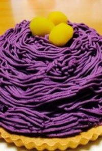 紫芋のモンブランタルト♡