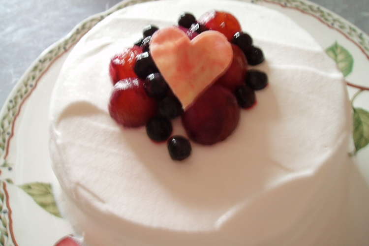 くるくる 記念日ブルーベリーケーキ レシピ 作り方 By 雪乃瀬 クックパッド