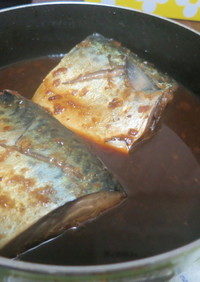 フライパンで鯖の味噌煮