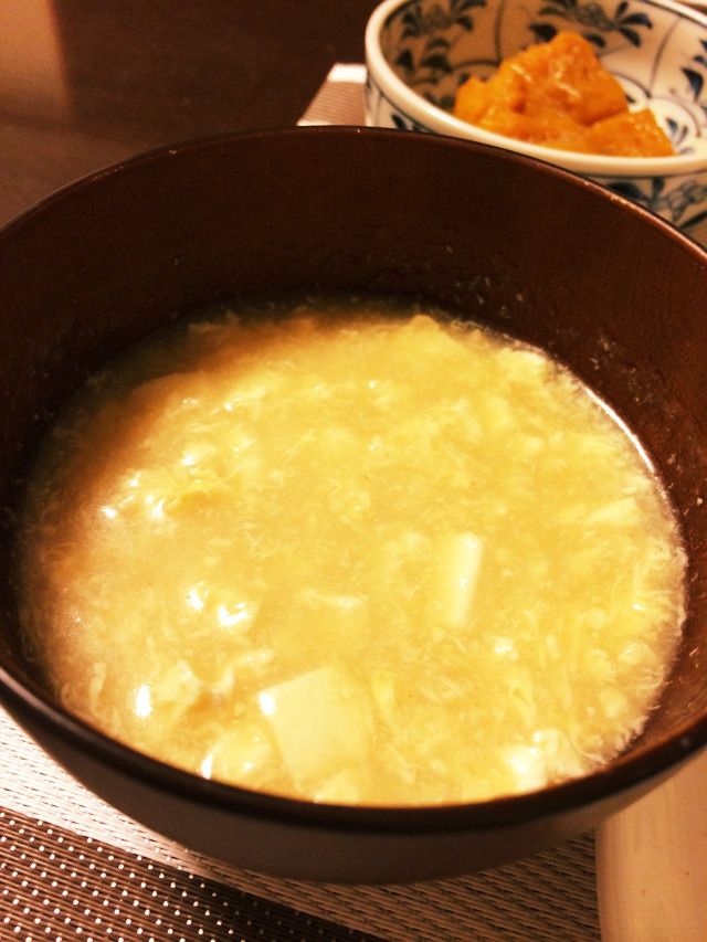 簡単☆玉子ととうふの中華スープの画像