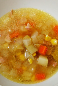 簡単あったかお野菜たっぷりスープ