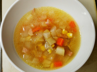 簡単あったかお野菜たっぷりスープの写真