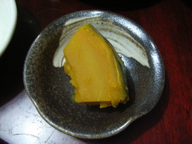 いつもと違うかぼちゃの煮物・・・・