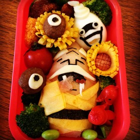 妖怪ウォッチ ひも爺 キャラ弁