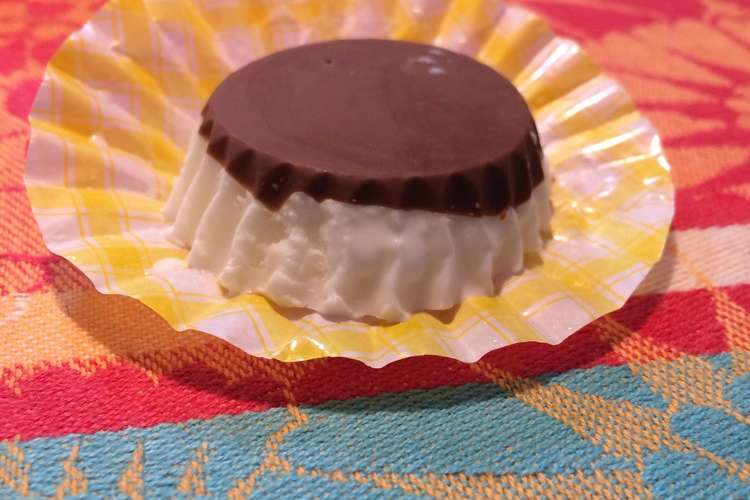 おかずカップと一口チョコでチョコアイス レシピ 作り方 By もあい クックパッド