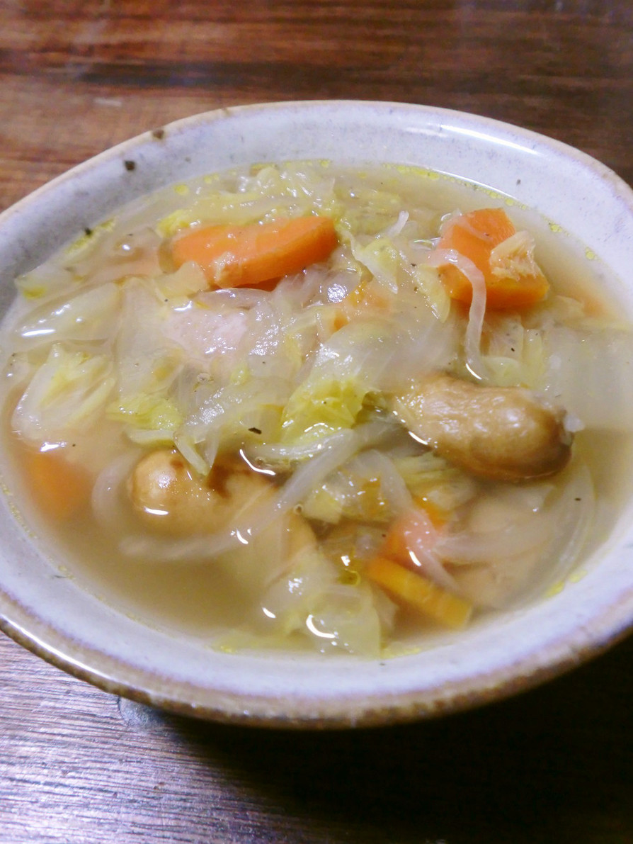 簡単作り置き！白菜の甘み食べる野菜スープの画像
