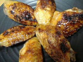 グリルで焼くだけ!手羽先のパリパリ焼き。