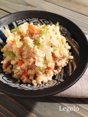 お酢でしっとり♪甘酢味の洋風野菜おから