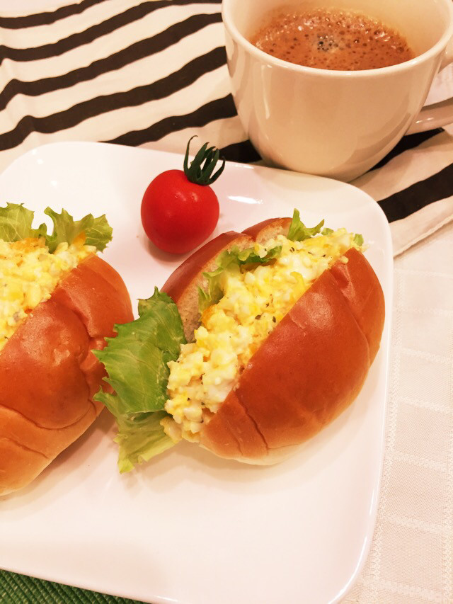 スピード★朝食卵サンド♡ランチお弁当にもの画像