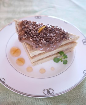 糖質制限♪オレンジ風味のチョコケーキ