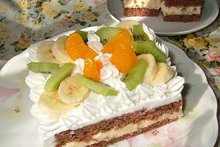 フルーツケーキ バナナクリーム レシピ 作り方 By シフォン クックパッド 簡単おいしいみんなのレシピが350万品