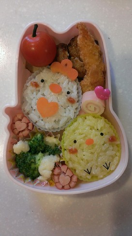 簡単*幼稚園お弁当 *ヒヨコ* キャラ弁