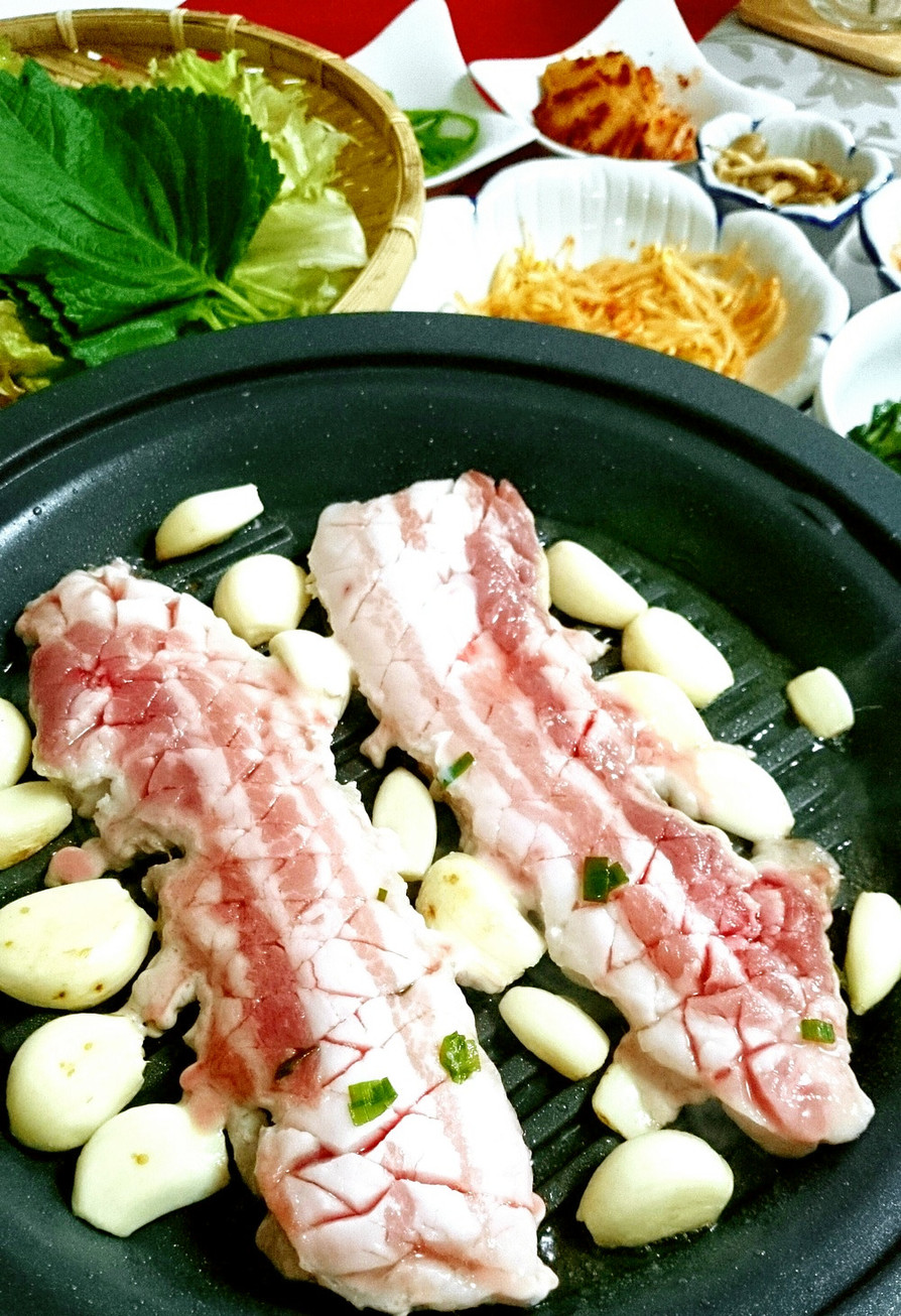【韓国人直伝】サムギョプサルの食べ方の画像