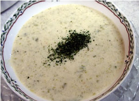 セロリのビシソワーズ