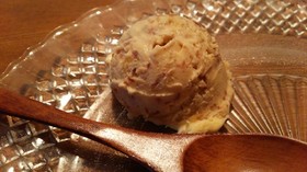 簡単!手抜き!栗の渋皮煮でマロンアイス♪