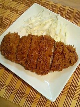 お箸で切れるとんかつの作り方。