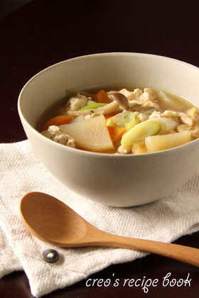 簡単!けんちん汁風スープ