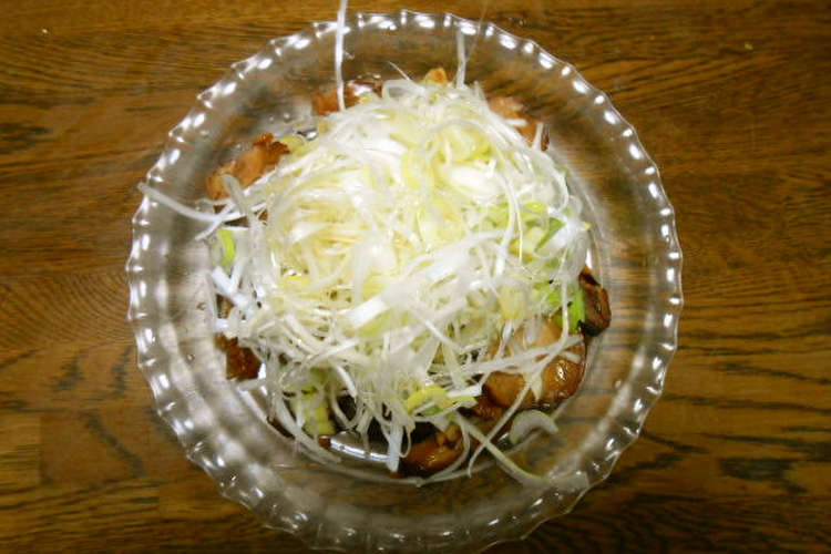 チャーシューおつまみ ネギ リメイク レシピ 作り方 By えりにゃんた クックパッド 簡単おいしいみんなのレシピが352万品