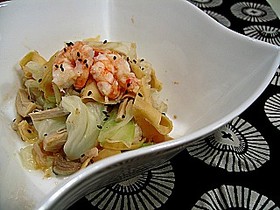 すっきりさっぱりいかの燻製蒸し。